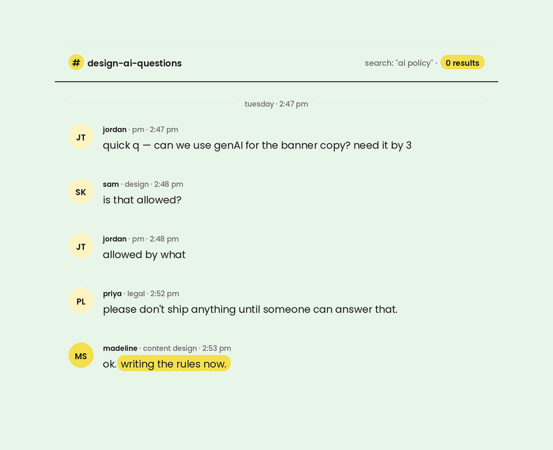 Writing rules for AI before there were any